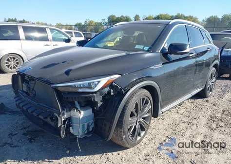 2020 Infiniti Qx50 Essential Awd z USA, uszkodzony, nr VIN 3PCAJ5M39LF109758